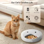 Automatic Pet Feeder Smart Cat Food Dispenser for Wet Food and Dry Food, Cat Automatic Feeder ，Ice box sold separately - Image 5