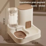Pet Cat Automatic Feeder Drinking Water Large Capacity Water Dispenser Dry Wet Separation Food Container Pet Supplies - Image 3