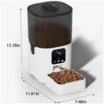 PAPIFEED cat automatic feeder visual cat food dog food wifi intelligent timed quantitative pet food dispenser 6L video model cat - Image 3