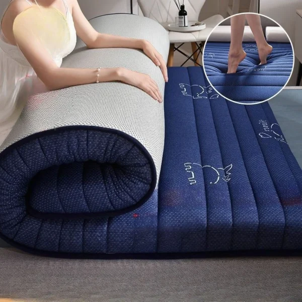 Thick Mattress Latex Compression Fiber Cotton Soft Bed Pad Double Single Size Breathable Mattress for Home