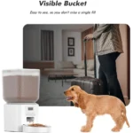 Furpipi 4L/8L Automatic Cat Feeder with Key Control Furpipi Manufacture User-Friendly Time Setting Feeder for Pets Dogs Cats - Image 3