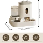 Automatic Cat Feeder Smart Pet Food Dispenser Automatic Cat Food Dispenser Cat Dog Bowl with Water Dispenser Pet Accessories New - Image 2