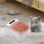 1pcs Smart Pet Feeder Automatic Cat Feeder Dog Slow Food Machine Timed Automatic Lid Opening Cat Food Dispenser Cat Dog Bowl - Image 4
