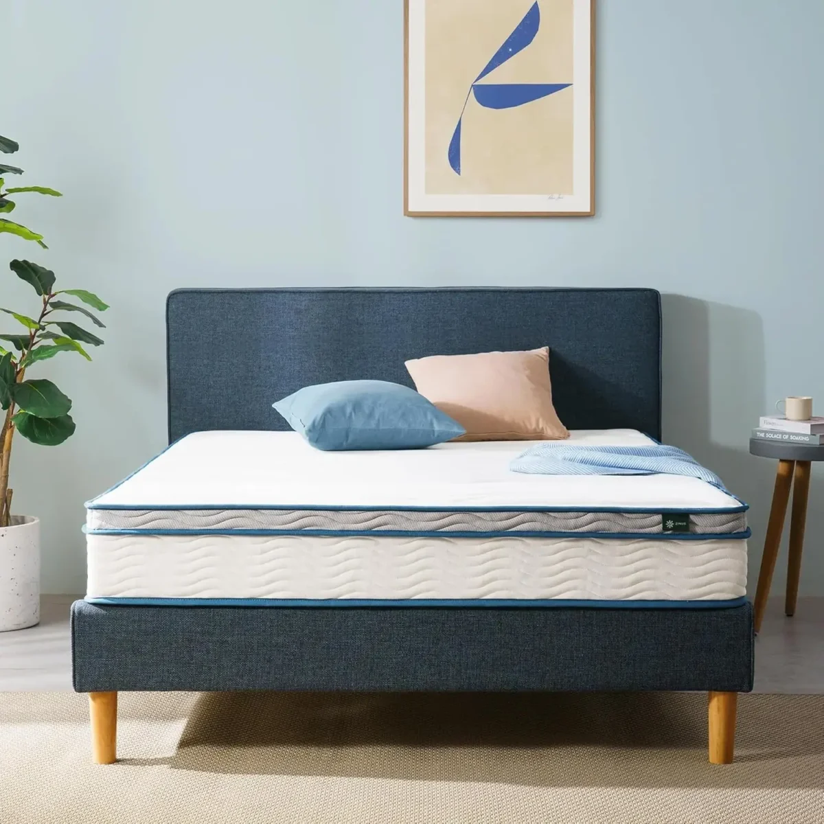6/8/10/12 Inch Spring Sensation Hybrid Mattress [New Version], Full, Fiberglass Free, Medium Firmness, Durable Support - Image 3