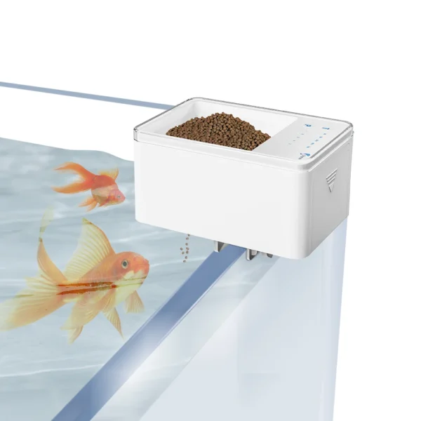 LED Aquarium Digital Fish Tank 70ml Intelligent Digital Automatic Fishes Feeder with Timer Pet Feeding Fish Food Dispenser Food