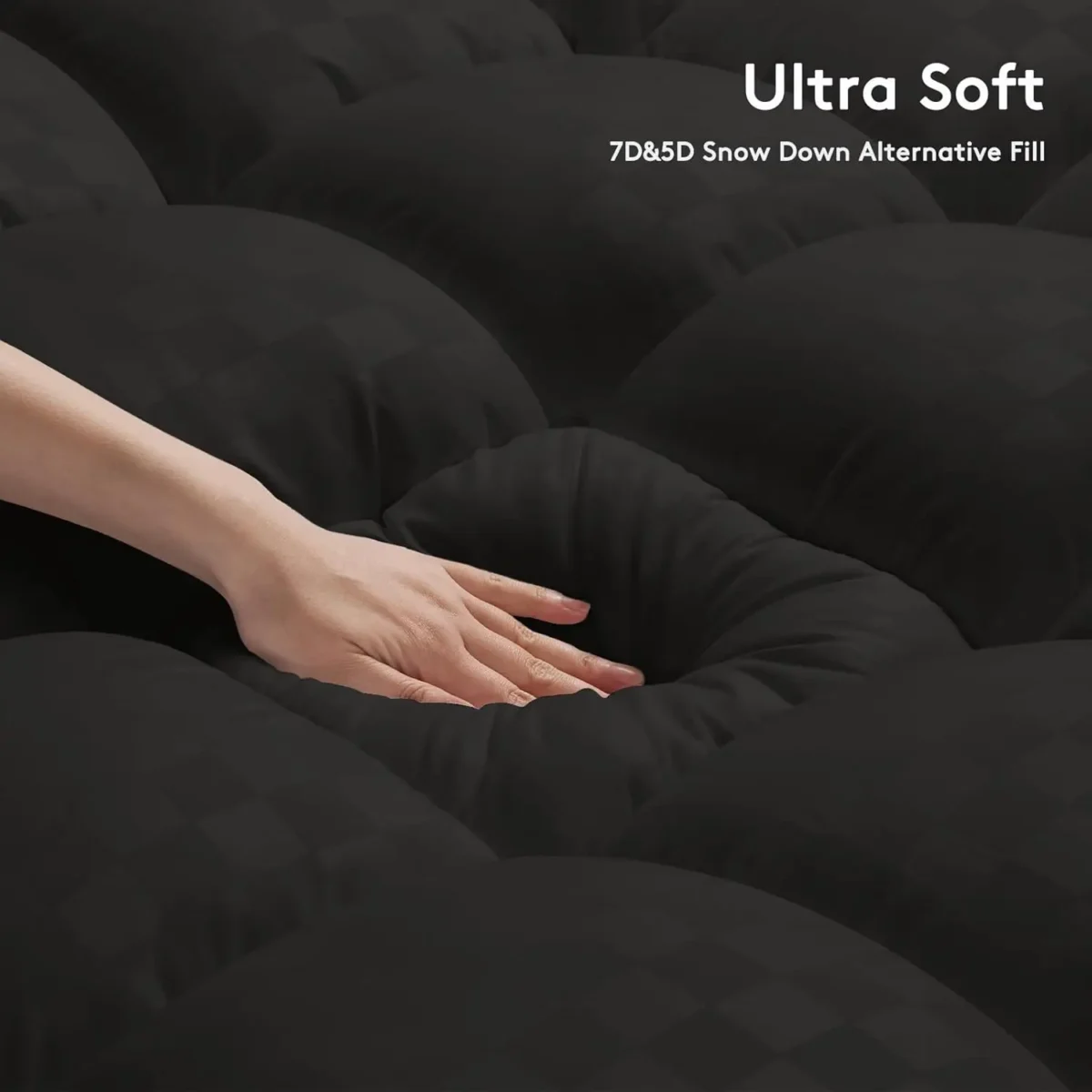 Mattress Topper Twin XL,Extra Thick Mattress Pad Cover for Back Pain,Cooling Mattress Protector with 8-21 Inch Deep Pocket,Overf - Image 3