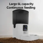 PAPIFEED cat automatic feeder visual cat food dog food wifi intelligent timed quantitative pet food dispenser 6L video model cat - Image 5
