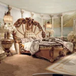 European Luxury Double Bed Carving Court Queen Lounge Bedroom Bed Design Aesthetics Comfortable Wedding Muebles Home Furniture - Image 3