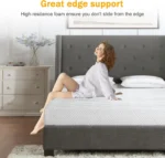 Twin Size Mattress Gel Memory Foam Bed Mattress in a Box Medium Firm and Good Support Removable and Washable Design Breathable F - Image 6