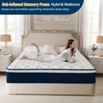 Queen Size 12 Inch Mattress in a Box Gel Memory Foam Pocket Springs Medium Firm for Back Support Fiberglass-Free CertiPUR-US Cer - Image 4