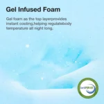 Full Mattress 10 Inch Full Size Mattress with Gel Memory Foam for Cool Night Sleep Pressure Relief Motion Isolation CertiPUR-US - Image 3