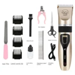 Cat Dog Hair Clipper Electrical Professional Hair Clipper for Pets Silent Hair Cutter USB Rechargeable Pet Grooming Clipper Set - Image 3