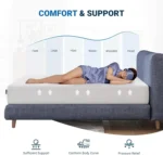 Queen Mattress, 12 Inch Queen Memory Foam Mattress in a Box for Refresh Sleep & Pressure Relief, CertiPUR-US Certified Medium Fi - Image 5