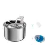 2L Smart Cat Water Fountain Automatic Filter Water Dispenser Feeder Motion Sensor Pet Drinking Fountain 304 Stainless Steel - Image 6