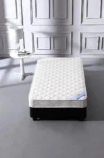 6 Inch Twin Mattress Medium Firm Innerspring Support with Tight Top Memory Foam Polyester Cover Lightweight Easy Setup Twin Matt - Image 4