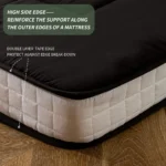 Padded Japanese Floor Mattress Quilted Bed Mattress Topper, Extra Thick Folding Sleeping Pad Breathable Floor Lounger Guest Bed - Image 6