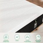 Full Size Mattress, 10 Inch Innerspring Hybrid Mattress in a Box with Memory Foam , Medium Firm Mattress Strong Edge Support - Image 5