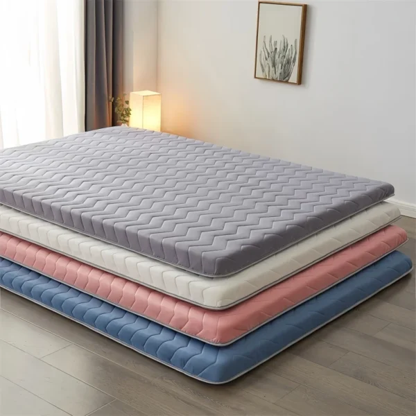 Thickened Latex Mattress Soft Cushion Comfortable Mattress Pad Single Double Mat Foldable Slow Rebound Multi-size Home Mattress