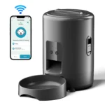 2L Camera Pet Feeder Timing Smart Automatic Feeder For Cats Dog Button WIFI APP Video Intelligent Dry Food Dispenser Dog Bowl - Image 5