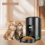 2L Pet Feeder Timing Smart Automatic Dog Pet Feeder for Cats Dog Button Intelligent Dry Food Dispenser Dog Bowl - Image 3