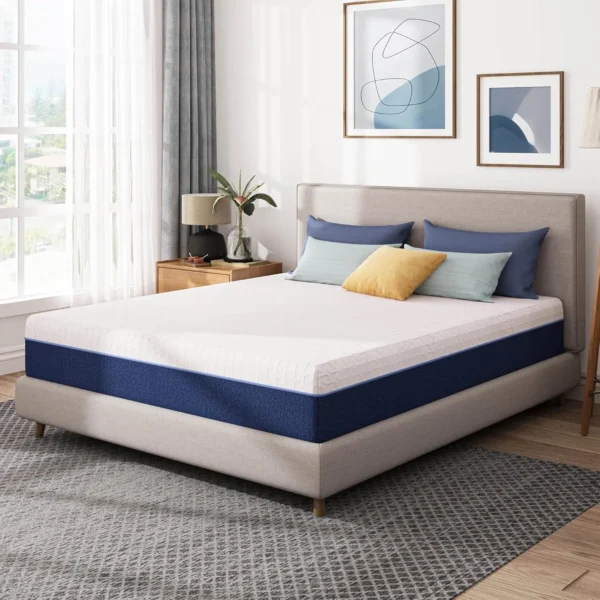 6 Inch Full Gel Cooling Memory Foam Mattress Pressure Relief Medium Firm Support Mattress in a Box CertiPUR-US Certified