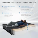 14 Inch Twin XL Memory Foam Mattress in a Box Copper-Infused Aerofusion Foam Cooling Fabric Cover Firm Twin XL Mattress Fibergla - Image 2