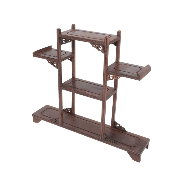 3PCS Chicken Wing Wood Display Stand nament Shelf Living Room Cabinet Storage Rack Display Stand Curio Cabinet 34x29x8 cm
