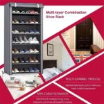 style dormitory door simple cabinet simple shoe rack multi-layer space saving and economical home dustproof shoe cabinet New