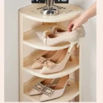 Multi layer shoe rack, space saving, household simple shoe cabinet, economical, door crevice, large capacity storage rack - Image 6