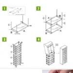 NEWSimple shoe rack multi-layer space-savingand economical householddustproof storage shoe cabinet dormitory door simple cabinet - Image 6
