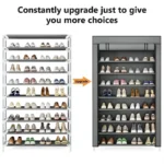 style dormitory door simple cabinet simple shoe rack multi-layer space saving and economical home dustproof shoe cabinet New - Image 5