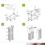 style dormitory door simple cabinet simple shoe rack multi-layer space saving and economical home dustproof shoe cabinet New - Image 2