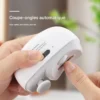 Coupe-ongles électrique 2 en 1 anti-éclaboussures bébé