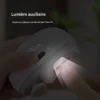 Coupe-ongles électrique 2 en 1 anti-éclaboussures bébé
