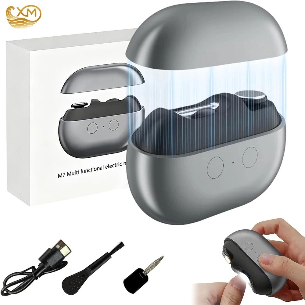 Electric Nail Trimmer for Adults and Babies – Automatic Fingernail Trimmer with LED Light for Seniors 7 Electric Nail Trimmer for Adults and Babies – Automatic Fingernail Trimmer with LED Light for Seniors - Image 7