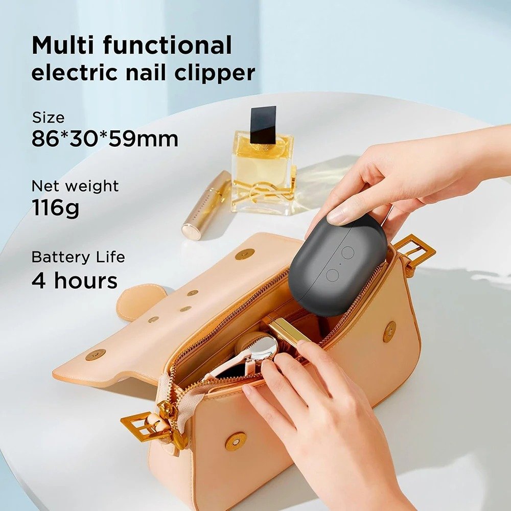 Electric Nail Trimmer for Adults and Babies – Automatic Fingernail Trimmer with LED Light for Seniors 2 Electric Nail Trimmer for Adults and Babies – Automatic Fingernail Trimmer with LED Light for Seniors - Image 2