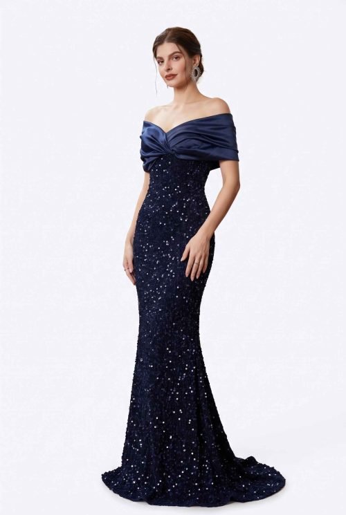 Velvet Fishtail Dress