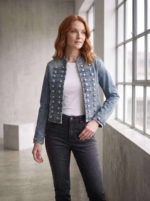 Blue Denim Jacket for women